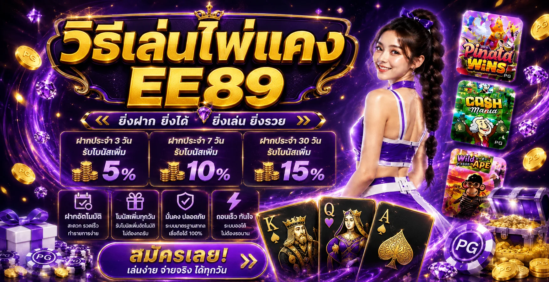 EE89 วิธีเล่นไพ่แคง กติกา ลำดับไพ่ วิธีนับแต้มครบ